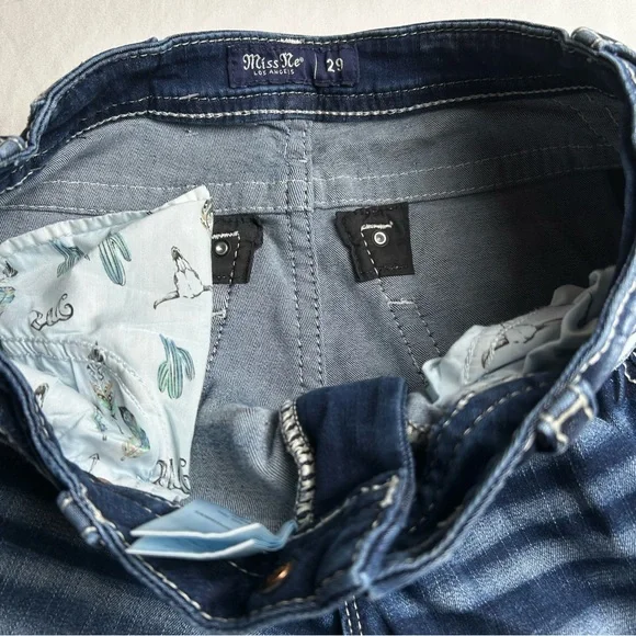 Miss Me Women’s Dark Blue Bootcut Jeans - Classic Denim - Picture 3 of 10